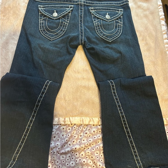 True Religion Vintage Dark Indigo Bootcut  Jeans - Picture 2 of 3